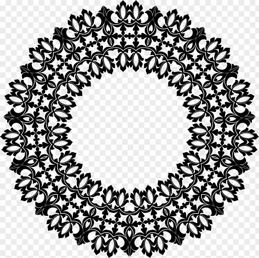 Circle Flower Ornament Interior Design Services PNG