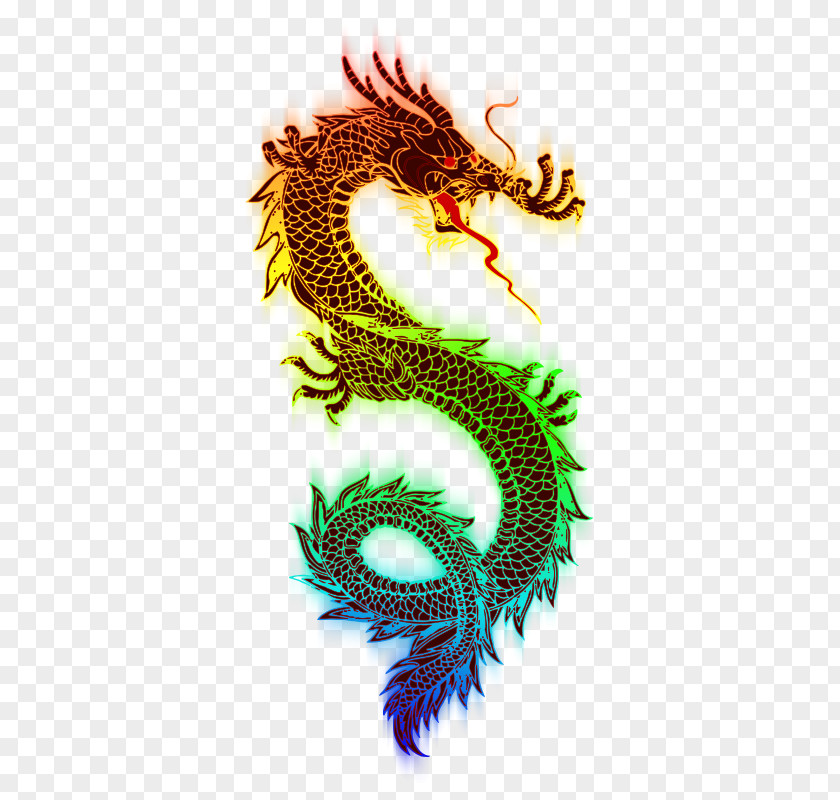 Dragon Symbols Images Clip Art Rainbow Image PNG