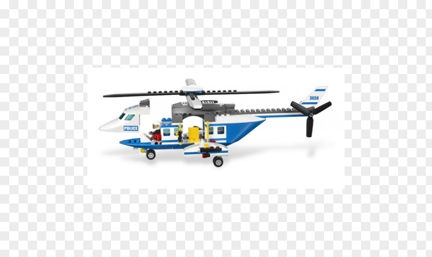 Helicopter Lego City Toy Minifigure PNG