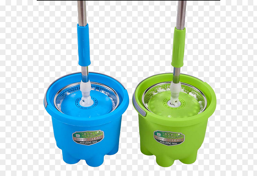 Hot Mop Bucket Cart Floor Cleaning Broom PNG