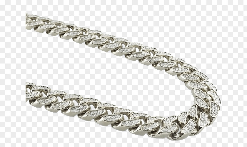 Metal Chain Silver PNG