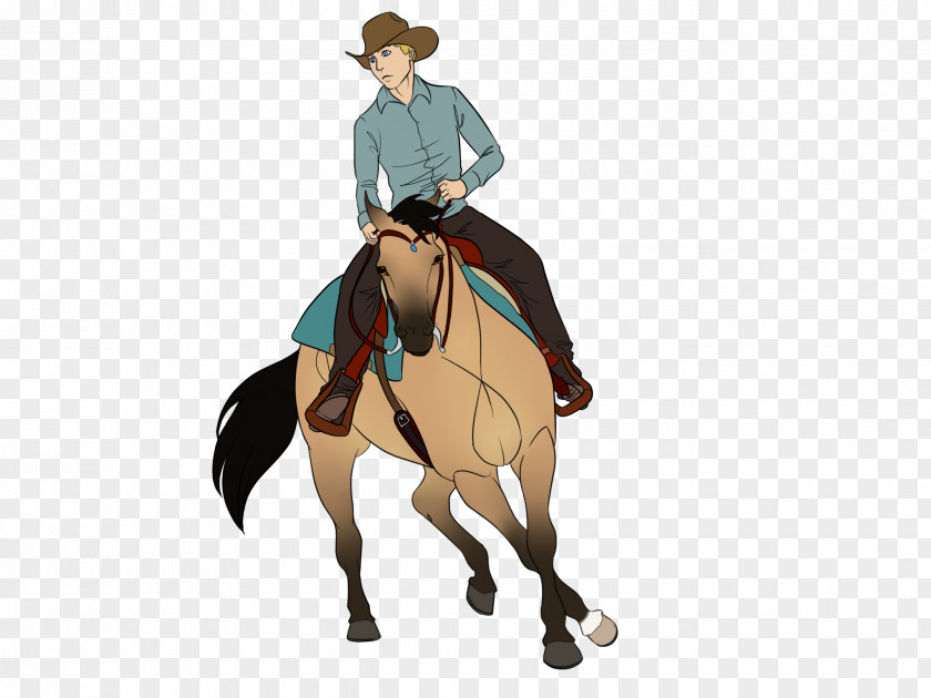 Mustang Western Pleasure Rein Stallion Cowboy PNG