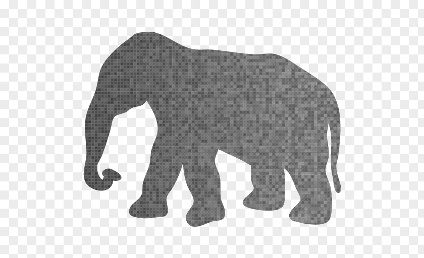 Silhouette African Elephant Elephantidae Stencil Clip Art PNG