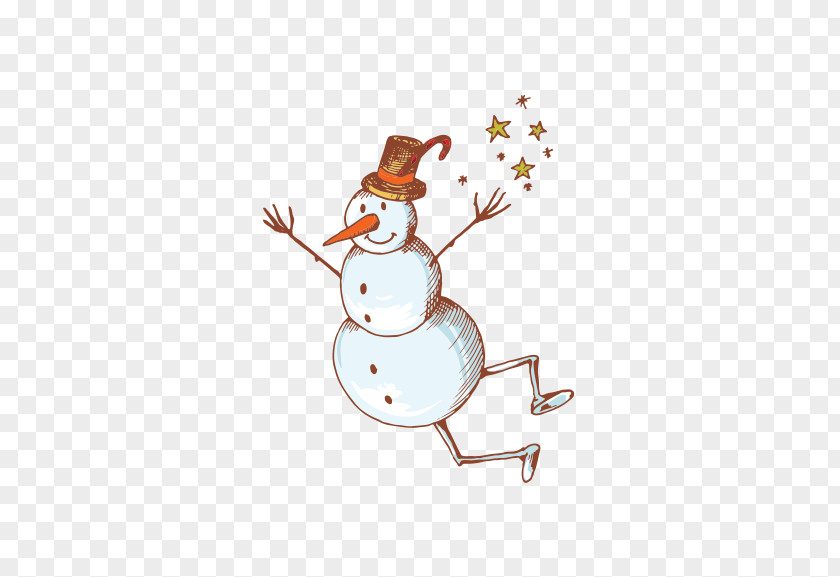 Snowman Elements Christmas Clip Art PNG