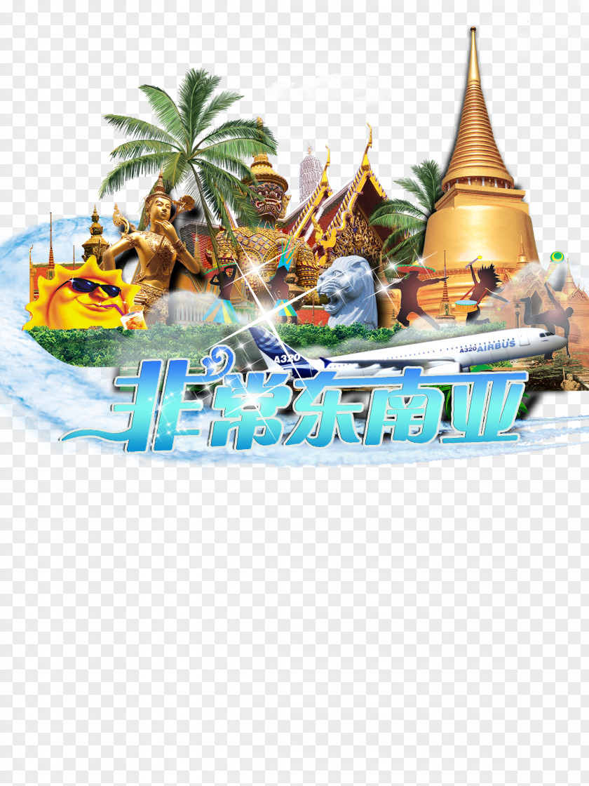 Southeast Asia Thailand Tourism Poster Travel PNG