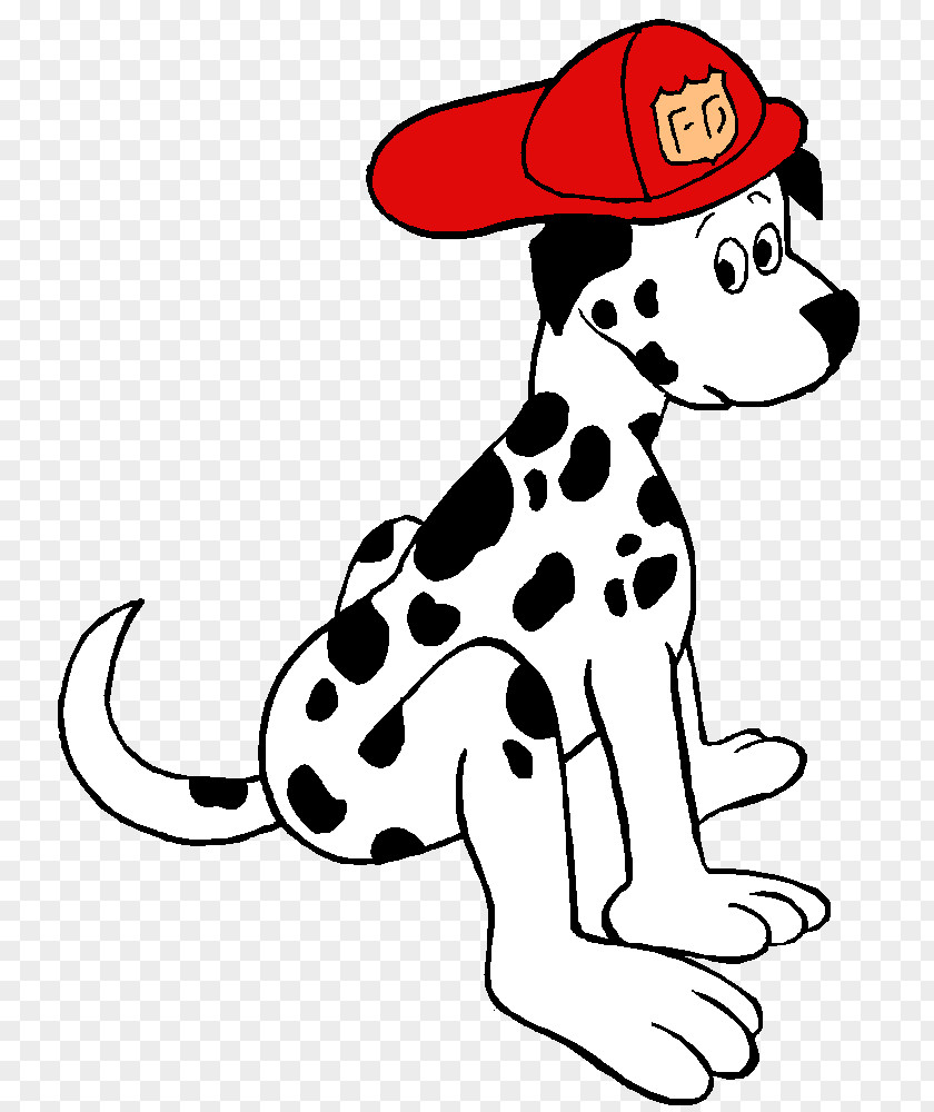 Puppy Dalmatian Dog Firefighter Clip Art PNG