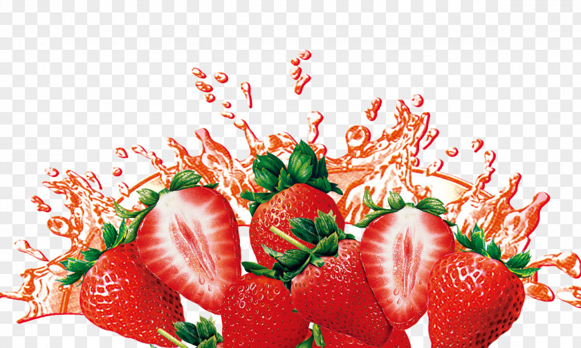 Strawberry Splash Juice Smoothie Cranberry Frutti Di Bosco PNG