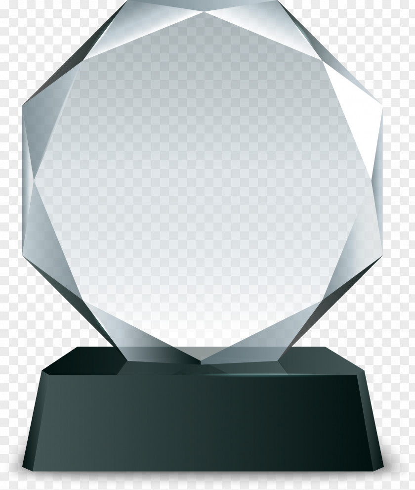 Vector Crystal Trophy Material Euclidean PNG