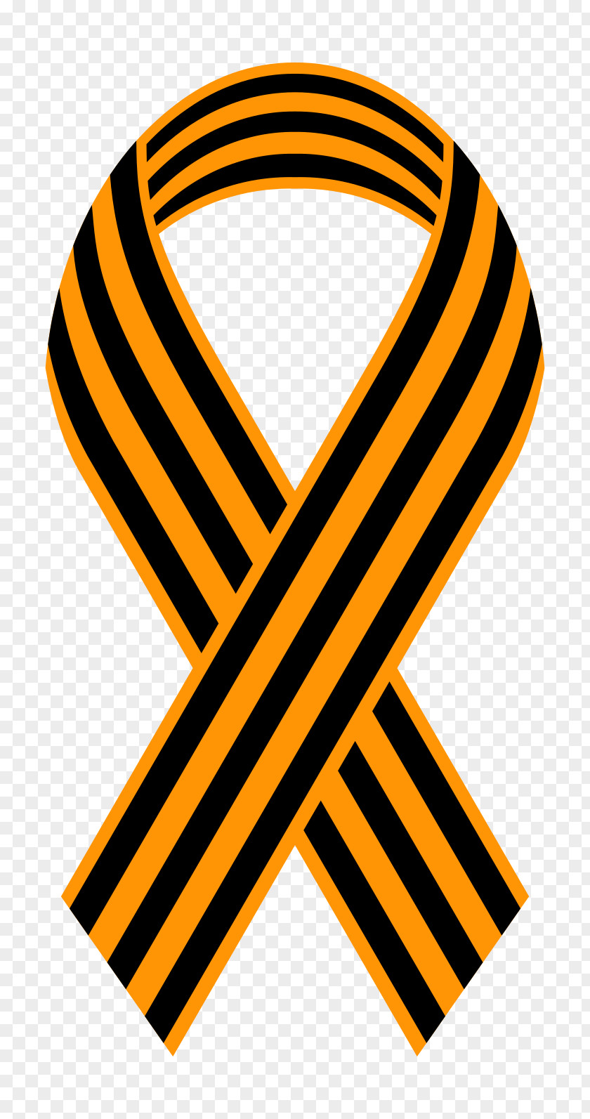 Victory Ribbon Of Saint George 2014 Pro-Russian Unrest In Ukraine Yellow PNG