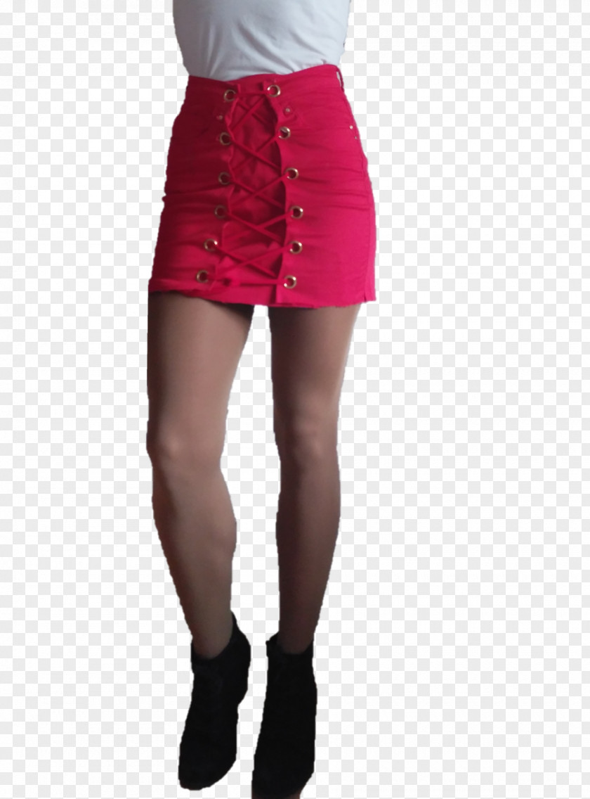Waist Miniskirt Magenta PNG
