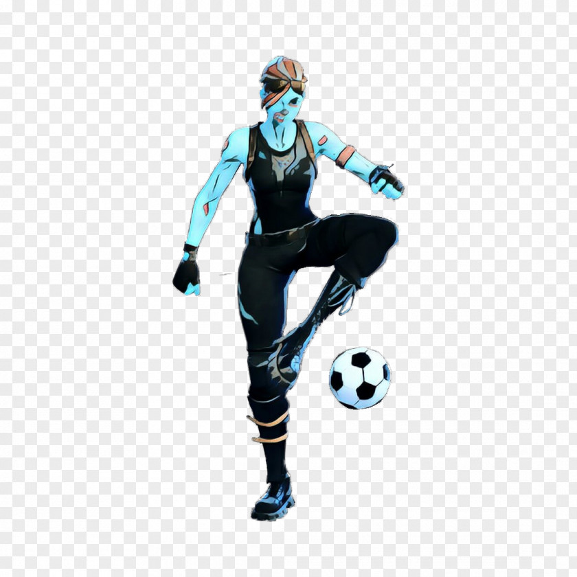 Action Figure Soccer Kick Pop Art Retro Vintage PNG