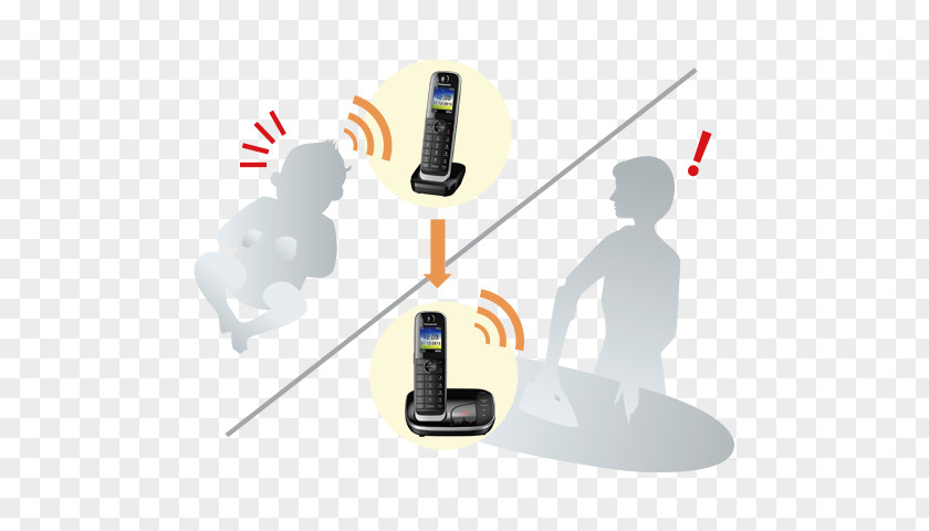 Answering Machine Cordless Telephone Panasonic Kx-Tgh222Gb Sz Digital Enhanced Telecommunications Home & Business Phones PNG