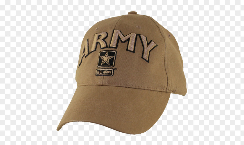 Baseball Cap United States Military Coyote Brown PNG