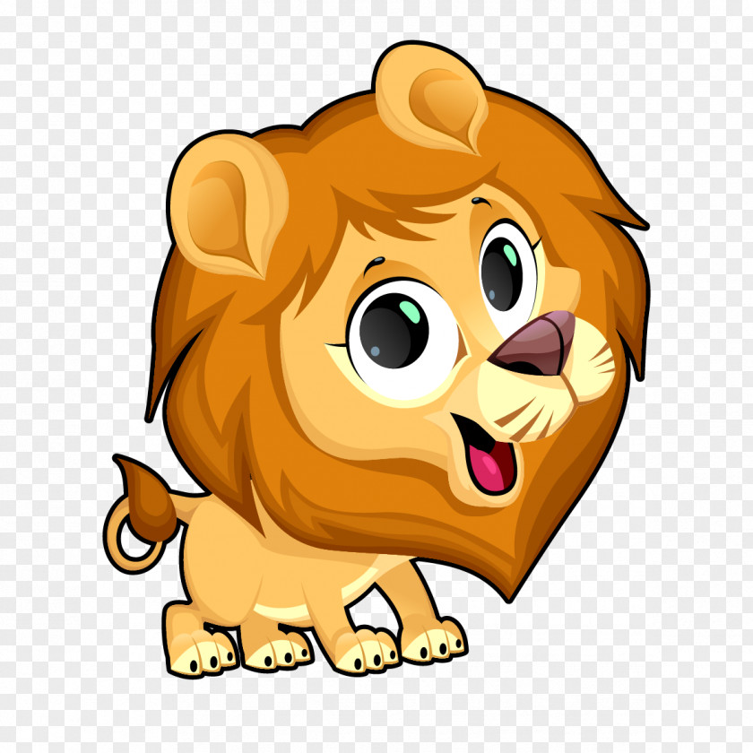 Cartoon Lion Material Royalty-free Funny Animal Clip Art PNG