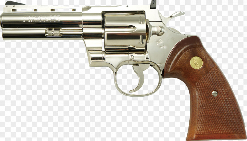 Colt Python Tanaka Works .357 Magnum Revolver Cartuccia PNG