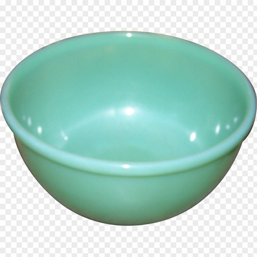Glass Jadeite Bowl Fire-King Anchor Hocking PNG