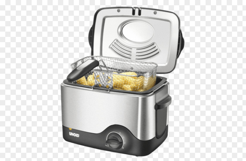 French Fries Deep Fryers Unold 58615 Compact Fryer Hardware/Electronic Stainless Steel Home Appliance PNG