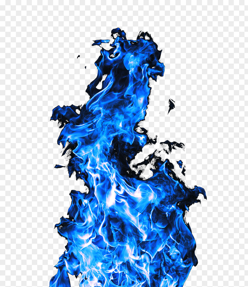 HD Blue Flame Color PNG