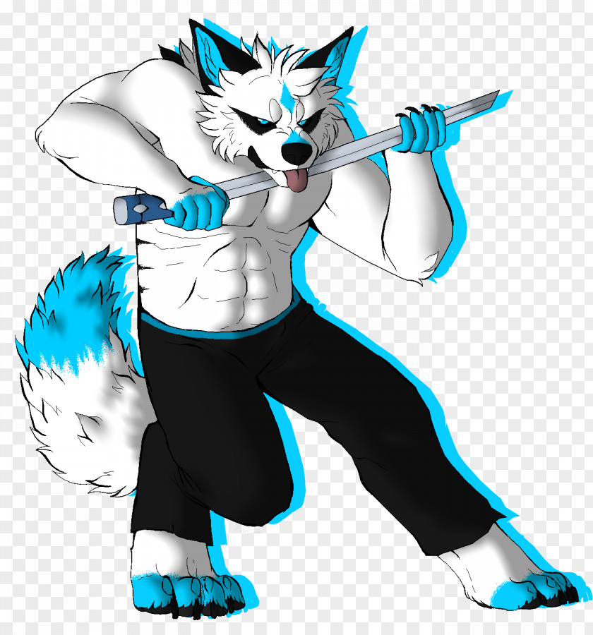 Sword Drawing Dog Canidae Costume Cartoon PNG