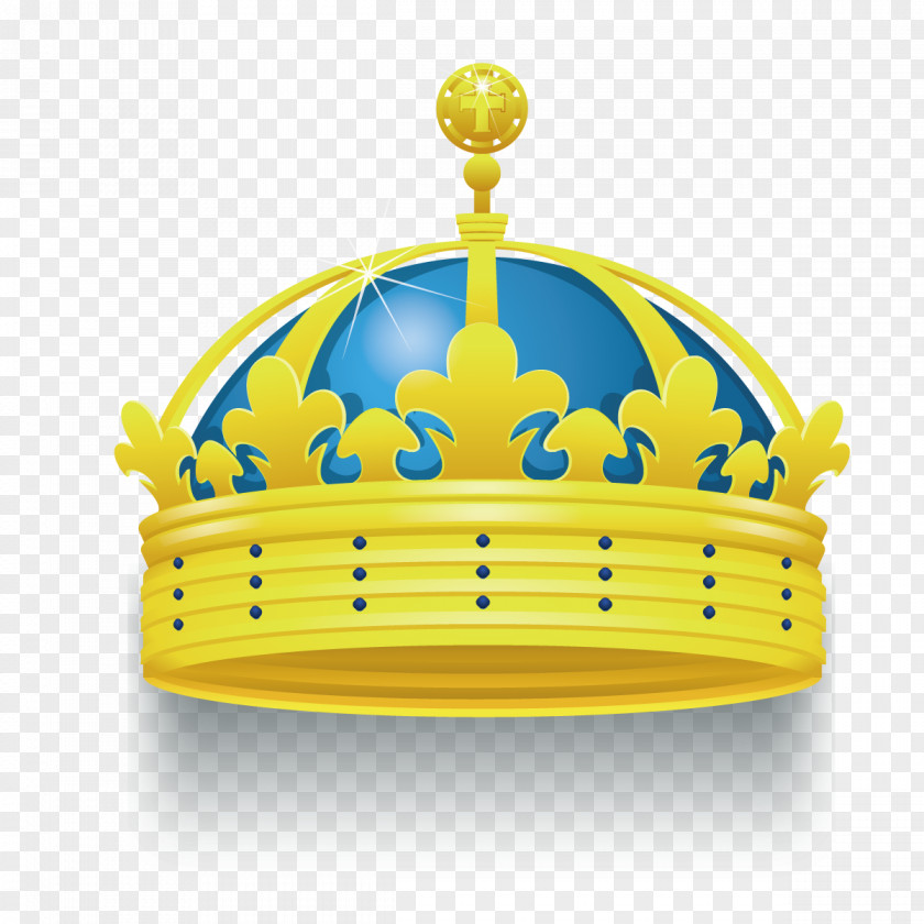 Vector Golden Crown Nobility Monarch King PNG