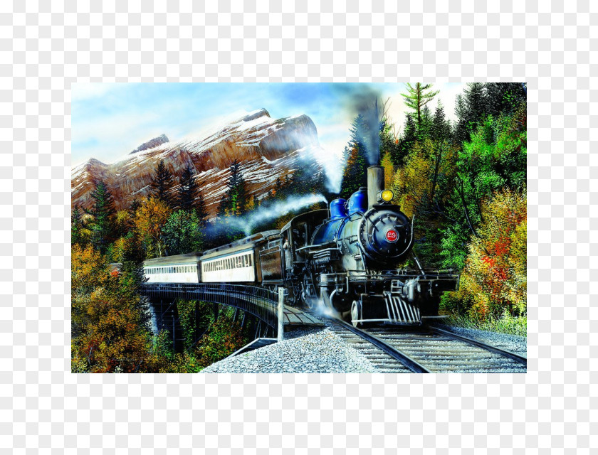 Autumn Outing Jigsaw Puzzles Paint By Number Artist Painting PNG
