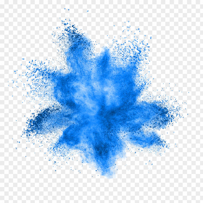Blue Fresh Sand Flower Effect Element Dust Explosion Red Stock Photography White PNG