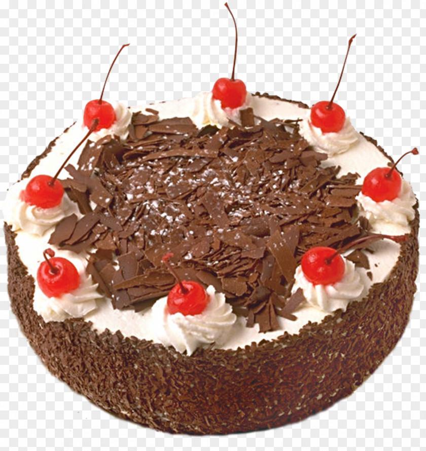 Cake Chocolate Truffle Black Forest Gateau Bakery Sponge PNG