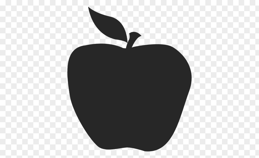 Food Silhouettes Apple PNG