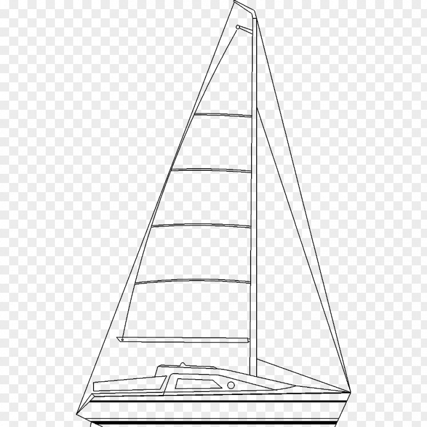 Sail Sailing Sailboat Yawl PNG