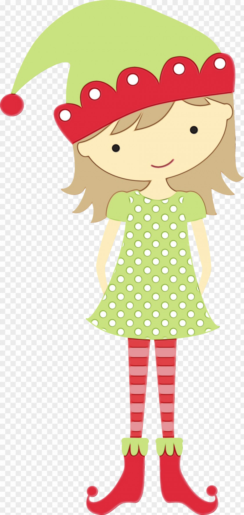 Strawberry Polka Dot Christmas Stockings Cartoon PNG