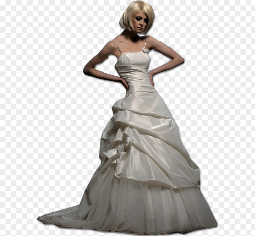 Dress Wedding Bride Cocktail Gown PNG