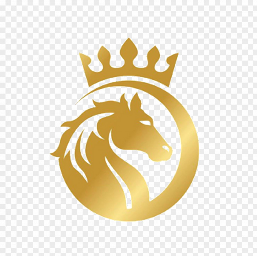 Horse Head Logo American Quarter & Hound PNG
