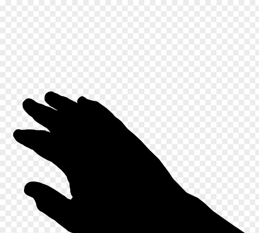 Thumb Hand Model Clip Art Silhouette Black M PNG