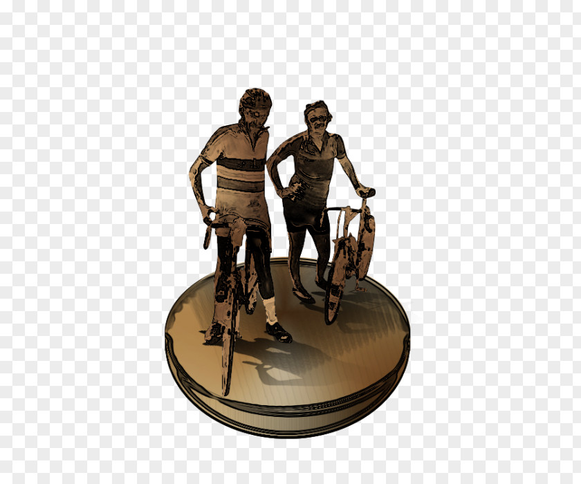 Bike Routes Across America RAGBRAI Concept Cycling Columnist Statue PNG