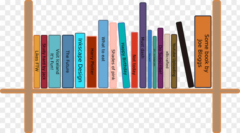 Book Clip Art Bookcase Shelf Openclipart PNG