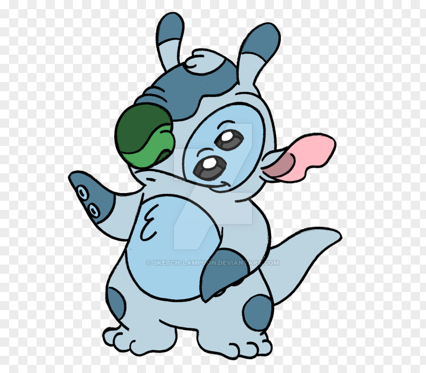 Lilo Pelekai & Stitch Experiment Art PNG