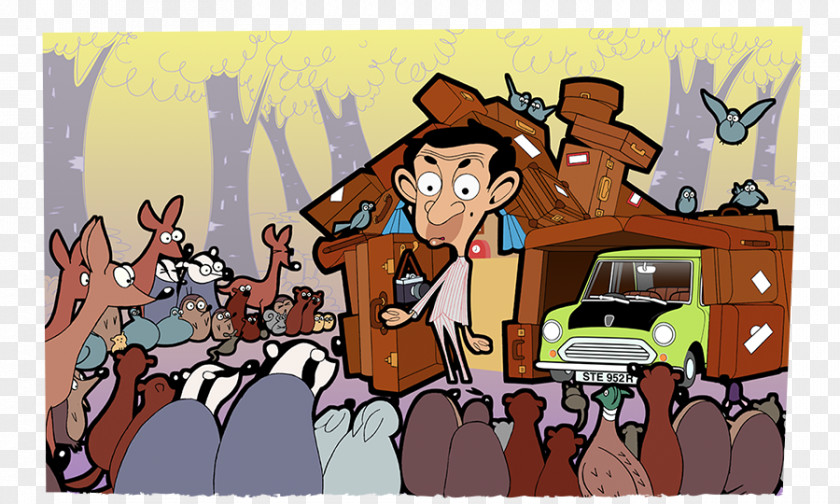 Mr. Bean Cartoon The Return Of Hair By London Animated Series ITV PNG