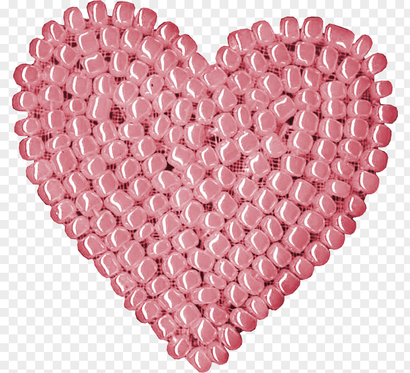 Pink Heart Clip Art PNG