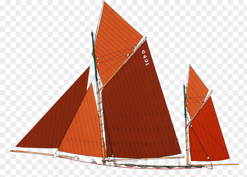Sail Sailing Scow Yawl Lugger PNG