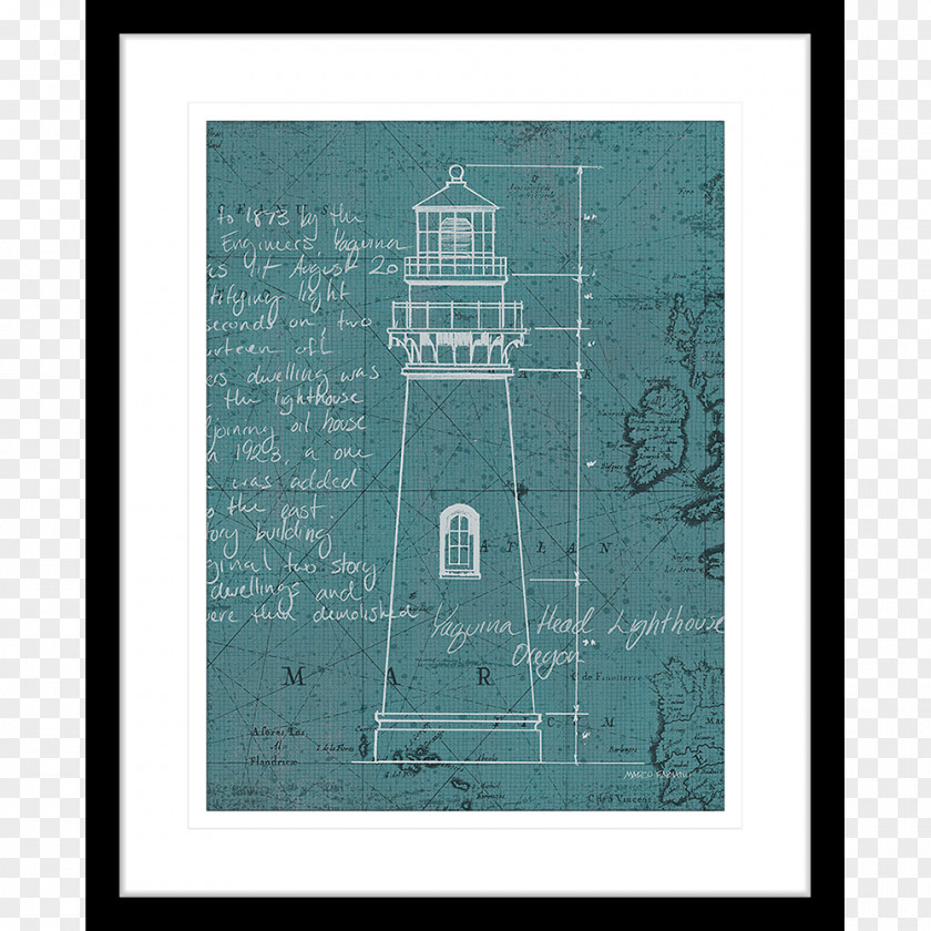 Blueprint Picture Frames Borders And Photography Teal PNG