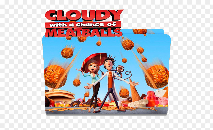 Cloudy With A Chance Of Meatballs Film Poster PNG