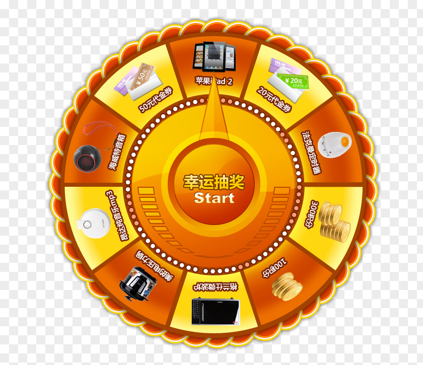 Electricity Supplier Turntable Lottery Wheeling Wheel Of Fortune PNG