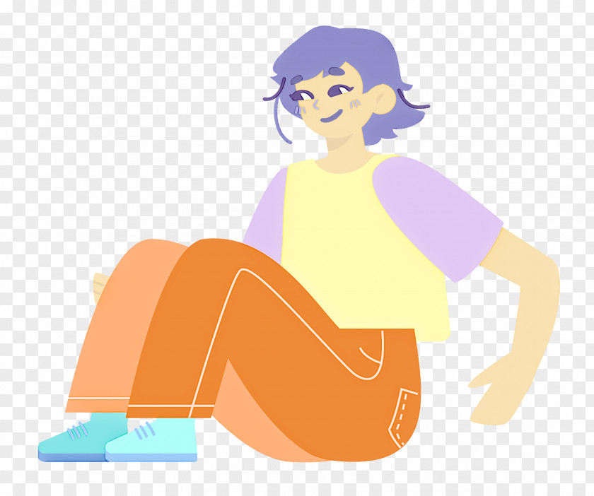 Sitting Sitting On Floor PNG