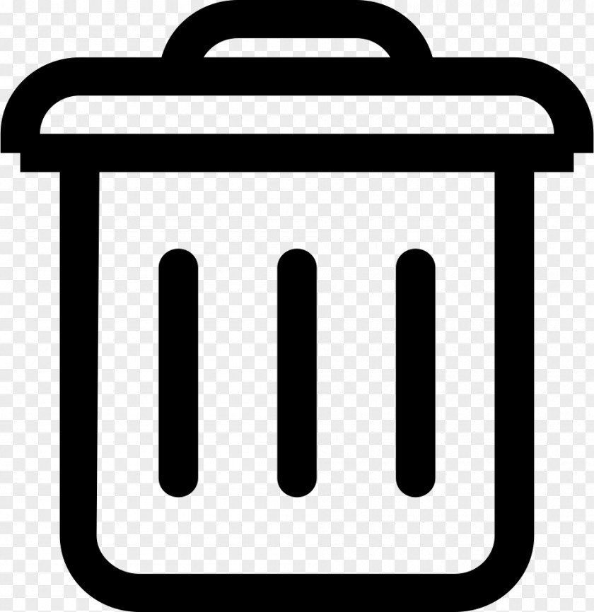 Trash Icon Black And White PNG