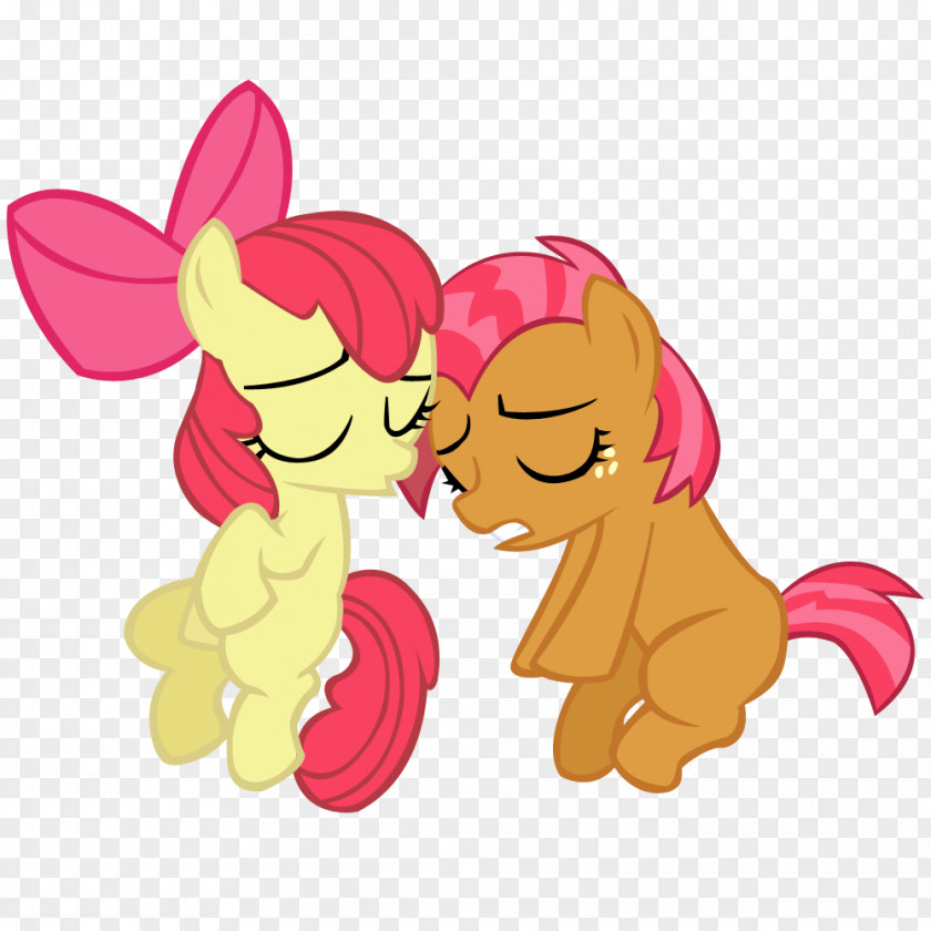 Babs Seed Pony Applejack Apple Bloom Kiss PNG