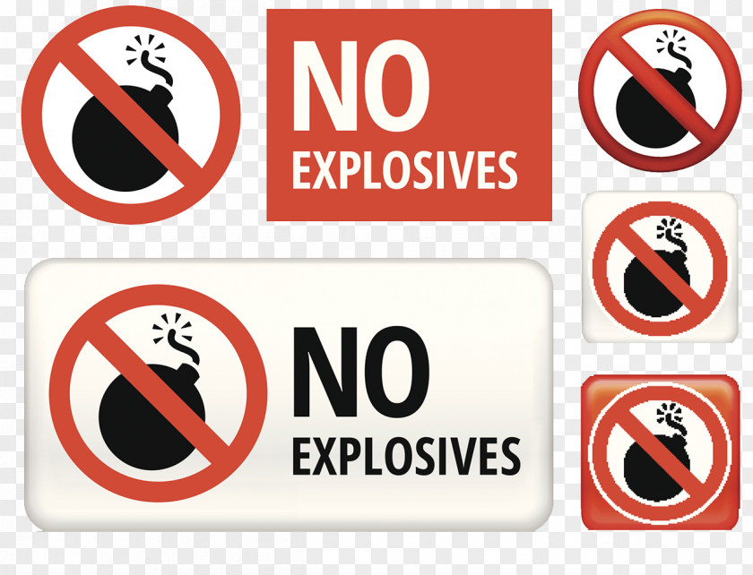 Prohibit Bomb Warning Signs Sign Explosion Explosive Material Royalty-free PNG