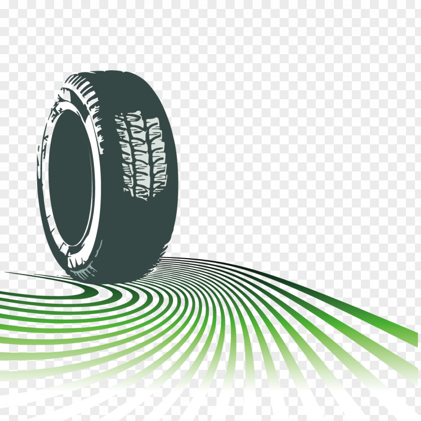 Tires And Curves Car Tire Logo Snow Chains PNG