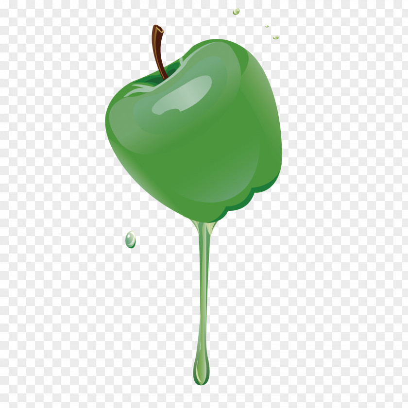 Green Apple Decoration Illustrator Juice Adobe PNG