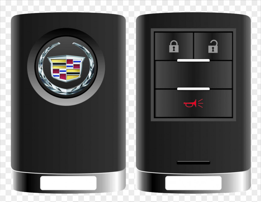 Hand-painted Cadillac Car Keys CT6 Key Lock PNG