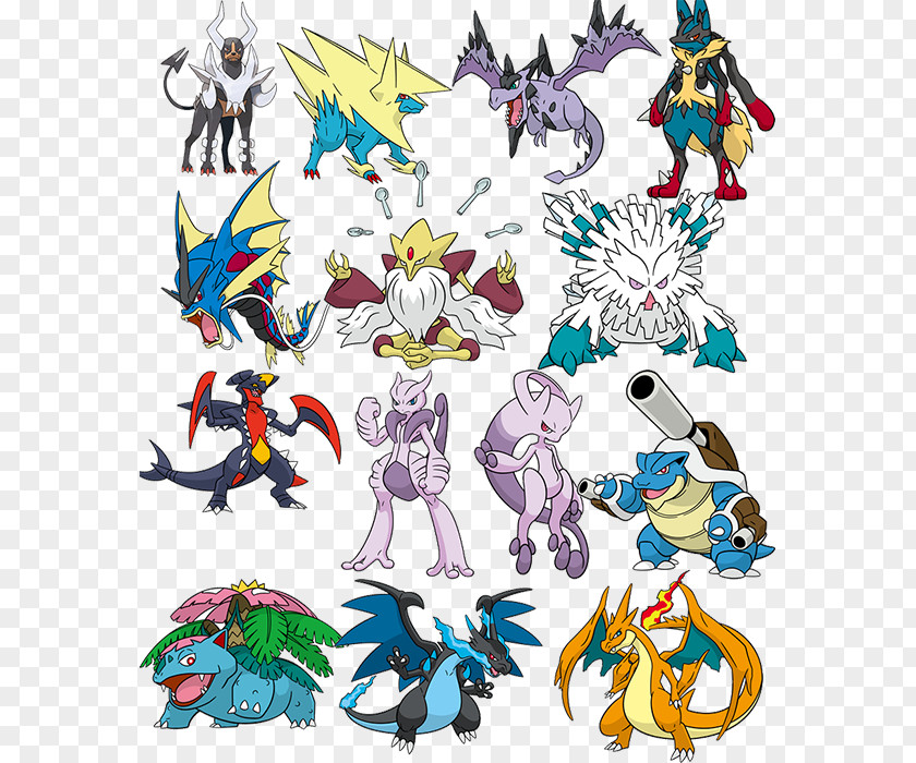 Pokémon X And Y Sun Moon Celebi Gyarados PNG